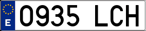 Truck License Plate